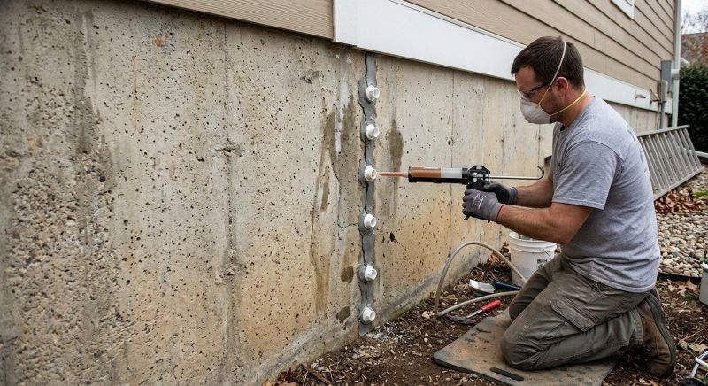 Foundation Crack Sealing