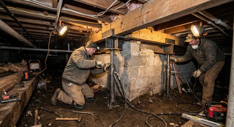 Basement Foundation Repair in Genesee County, MI