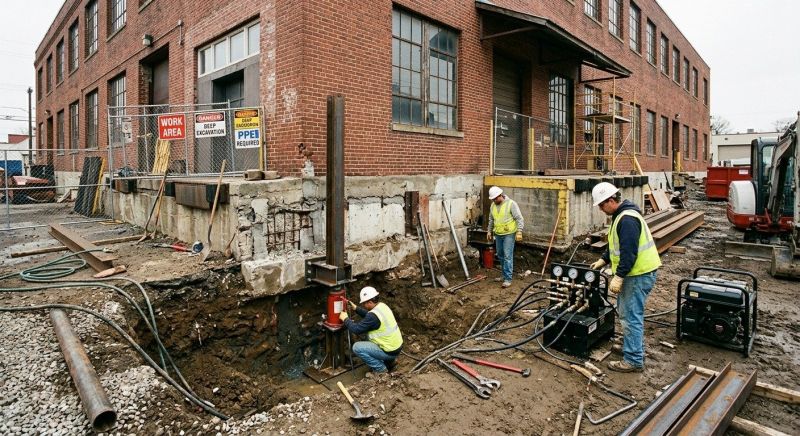Building Foundation Repair in Attica, MI