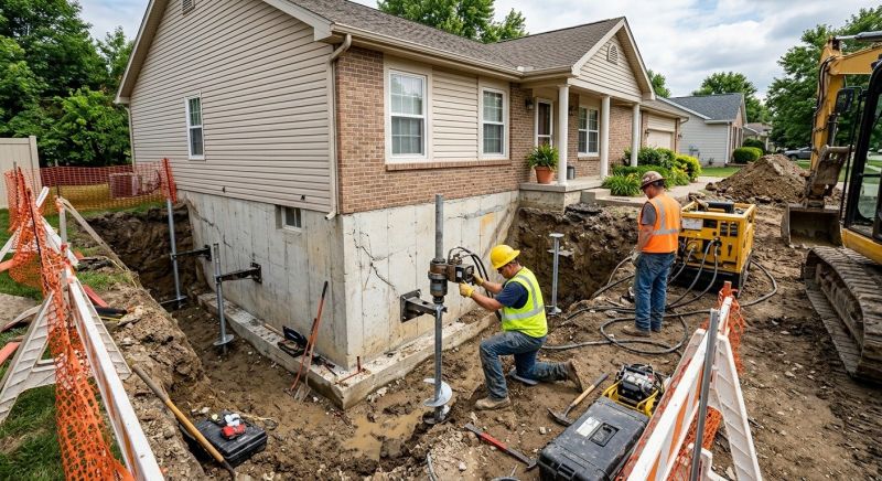 Building Foundation Repair in Clarkston, MI