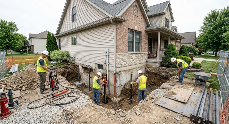 Building Foundation Repair in Columbiaville, MI