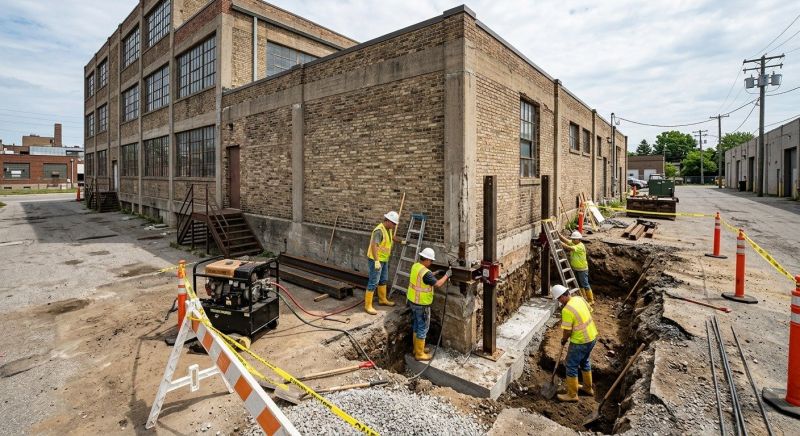 Commercial Foundation Repair in Lapeer County, MI