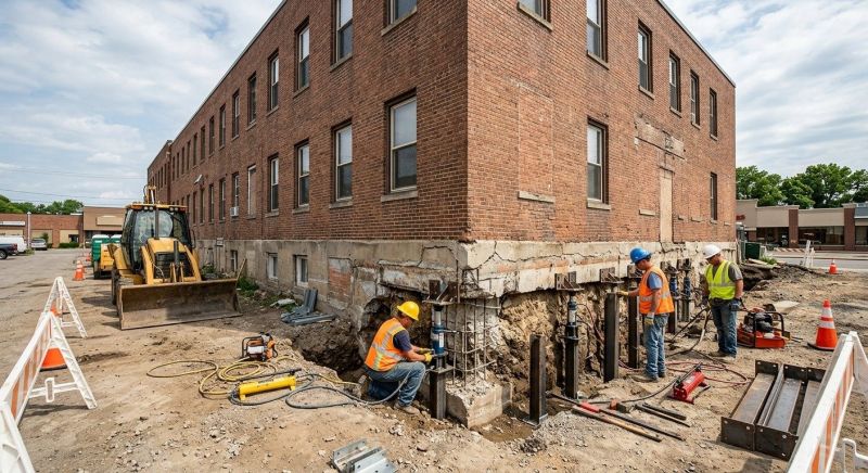 Commercial Foundation Repair in Lapeer County, MI