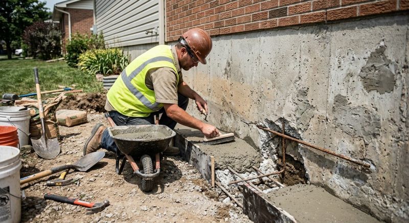 Concrete Foundation Repair in Flint, MI