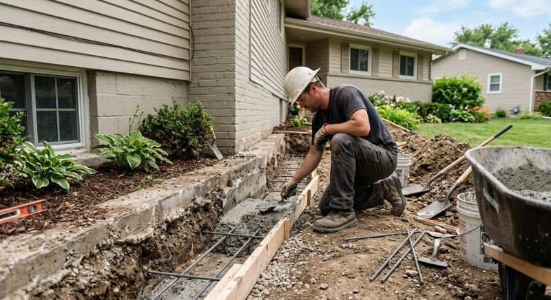 Concrete Foundation Repair in Metamora, MI