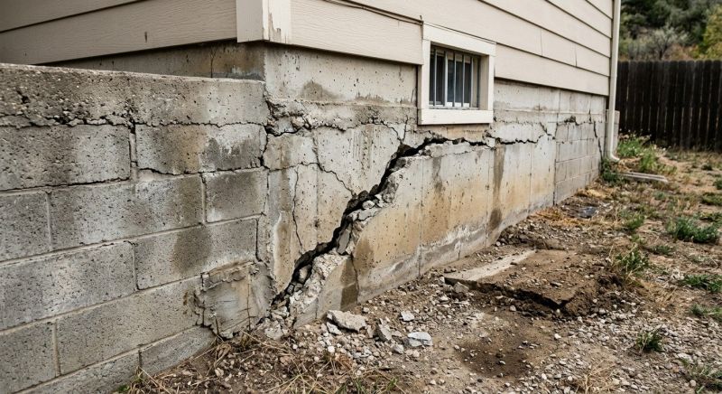 Cracked Foundation Repair in Genesee County, MI