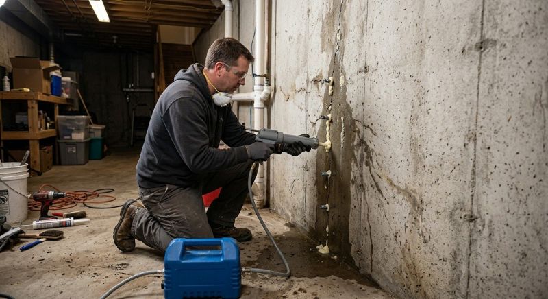 Cracked Foundation Repair in Mayville, MI