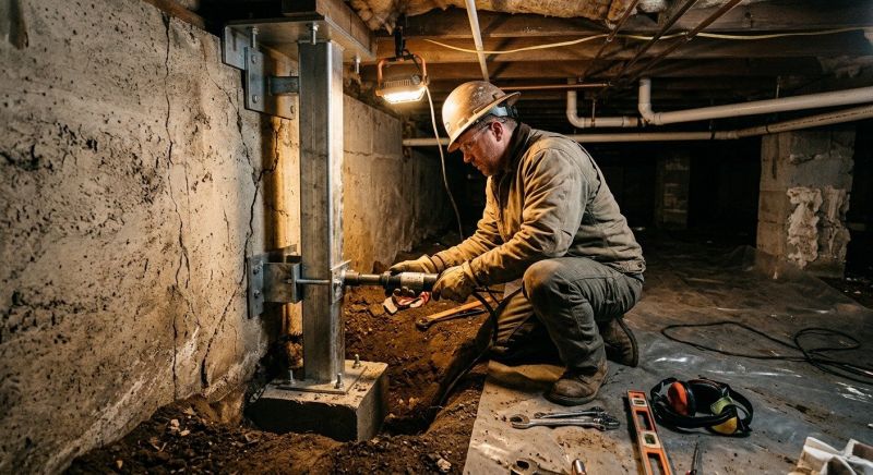 Crawlspace Foundation Repair in Clarkston, MI
