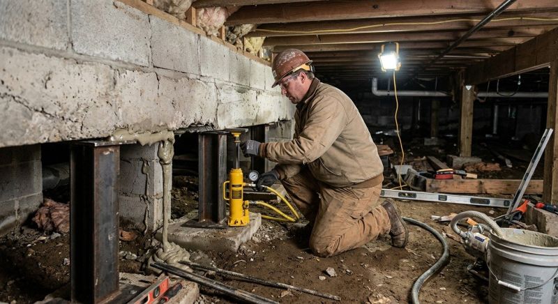 Crawlspace Foundation Repair in Clio, MI