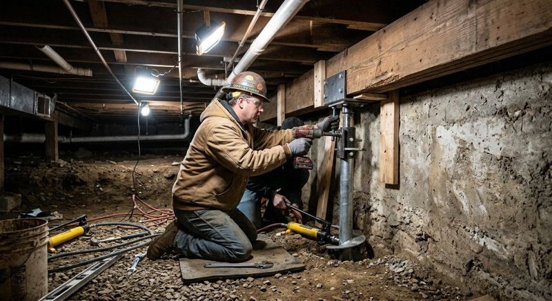 Crawlspace Foundation Repair in Oxford, MI