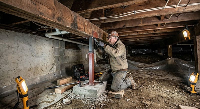 Crawlspace Foundation Repair in Vassar, MI