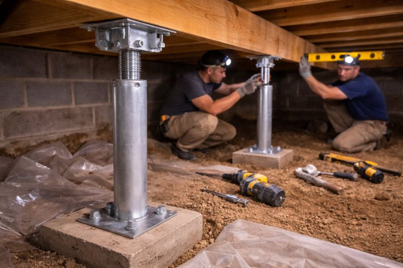 Crawlspace Structural Repair in Lapeer County, MI