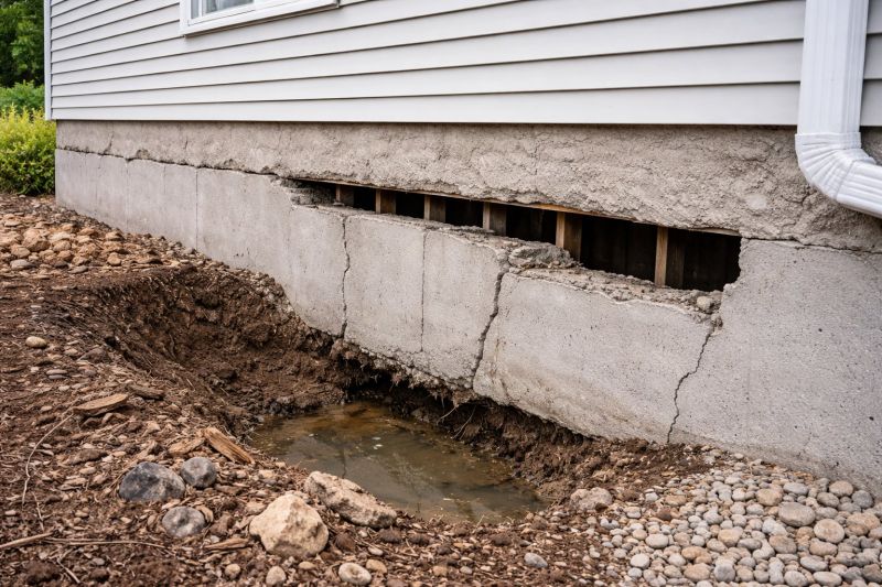 Foundation Damage Repair in Clio, MI