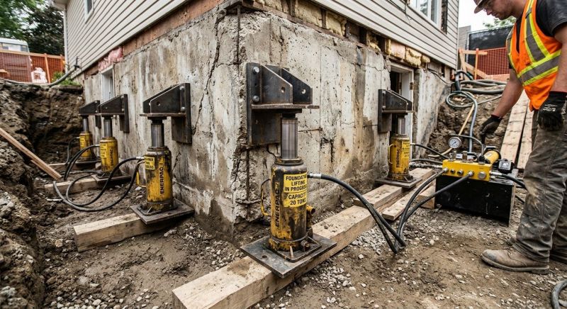 Foundation Jacking in Davison, MI