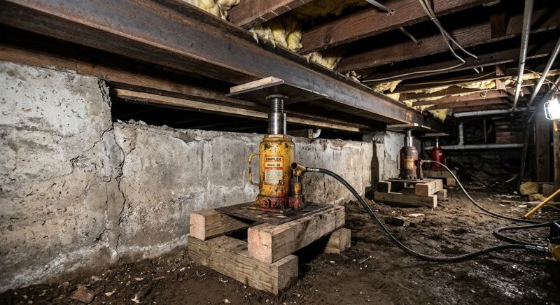 Foundation Jacking in Goodrich, MI