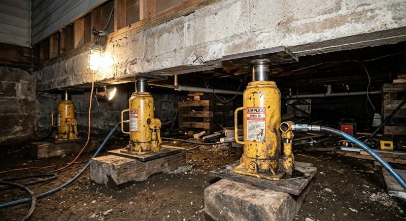 Foundation Jacking in Grand Blanc, MI