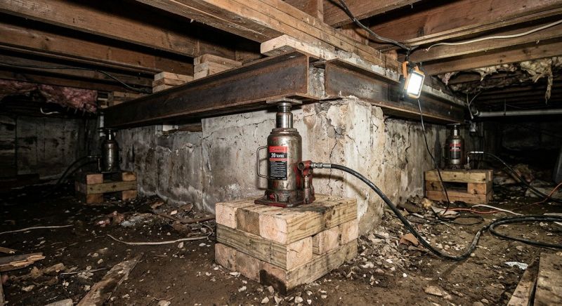 Foundation Jacking in Lapeer County, MI