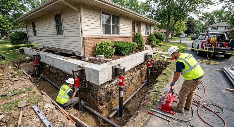 Foundation Jacking in North Branch, MI