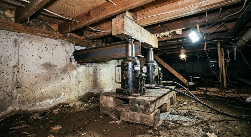 Foundation Jacking in Ortonville, MI