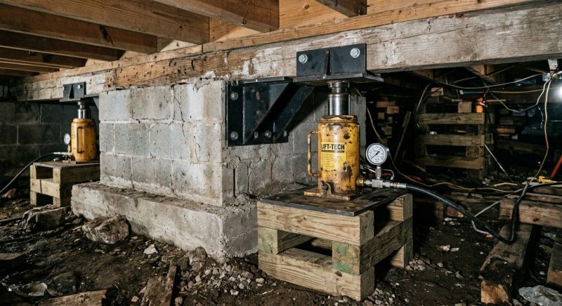 Foundation Jacking in Oxford, MI