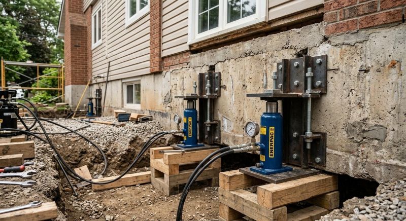 Foundation Jacking in Vassar, MI