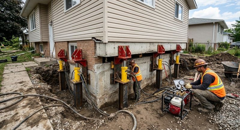 Foundation Lifting in Brown City, MI