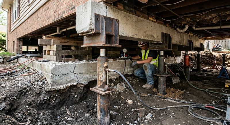 Foundation Lifting in Romeo, MI