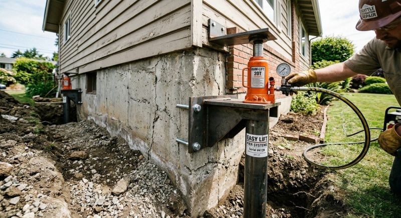 Foundation Lifting in Vassar, MI