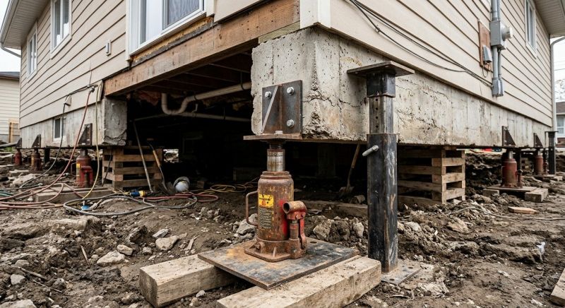 Foundation Raising in Dryden, MI
