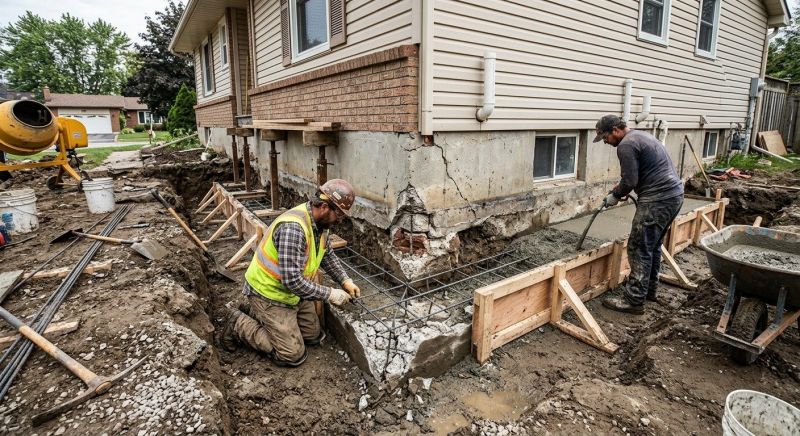Foundation Repair in Clio, MI