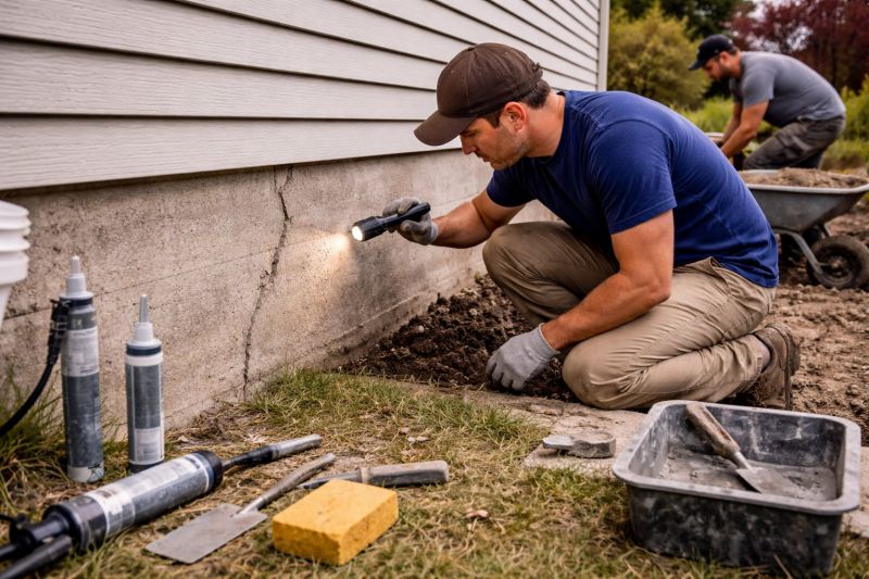 Foundation Repair in Marlette, MI
