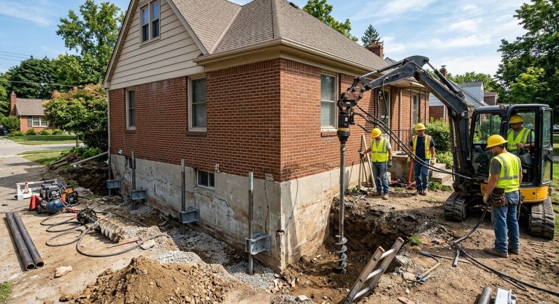Foundation Stabilizing in Almont, MI