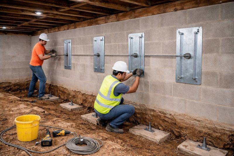 Foundation Stabilizing in Ortonville, MI
