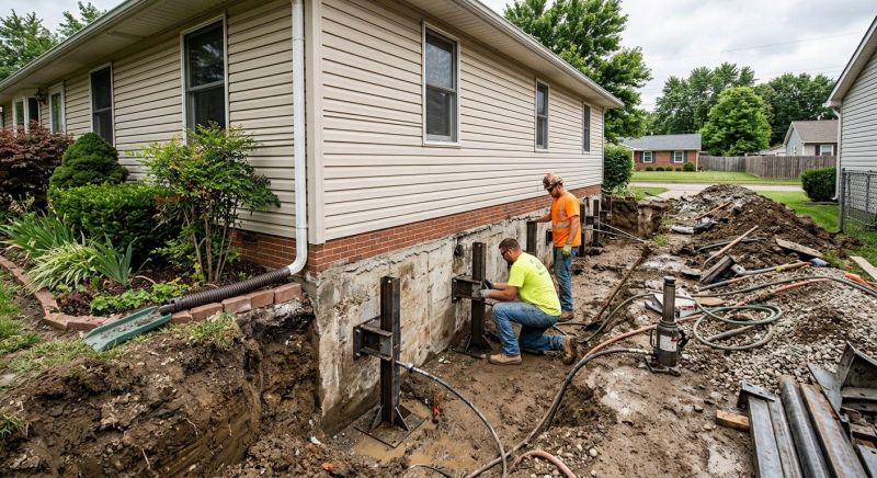 Foundation Stabilizing in Oxford, MI