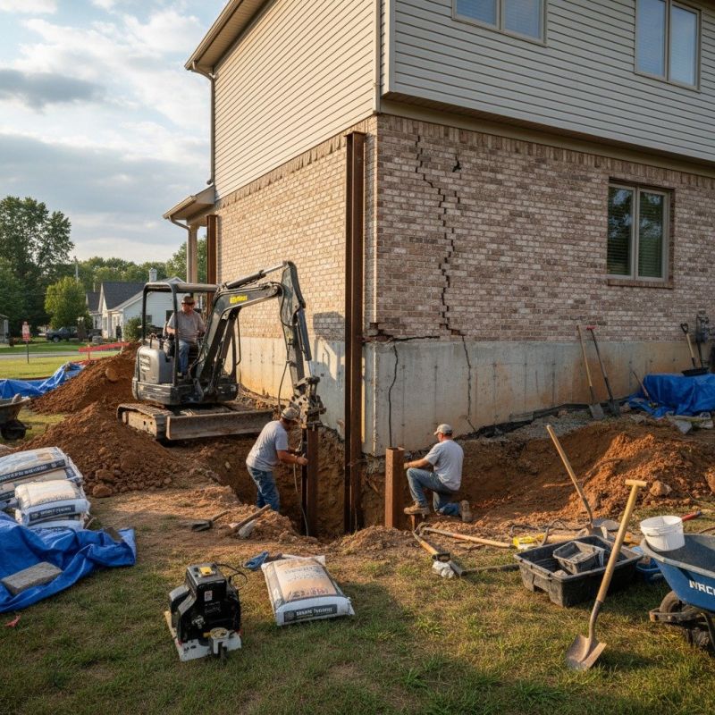 Foundation Structural Repair in Almont, MI
