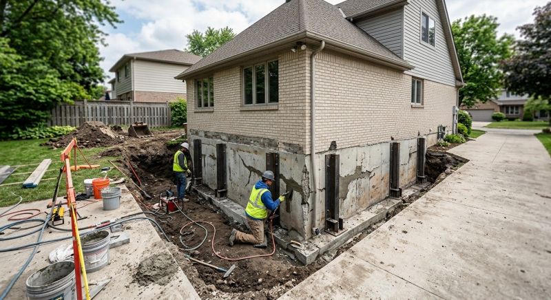 Foundation Structural Repair in Grand Blanc, MI