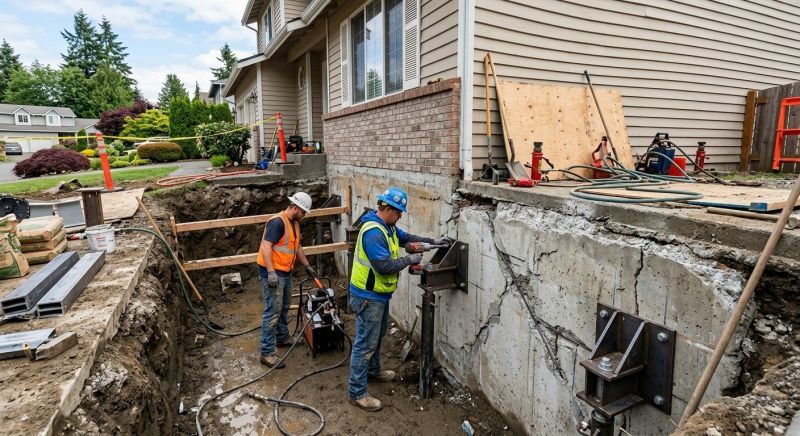 Foundation Structural Repair in Metamora, MI