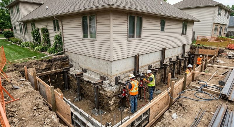 Foundation Underpinning in Lapeer County, MI