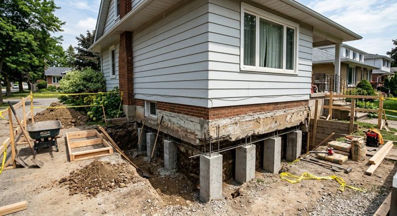 Foundation Underpinning in Lapeer County, MI