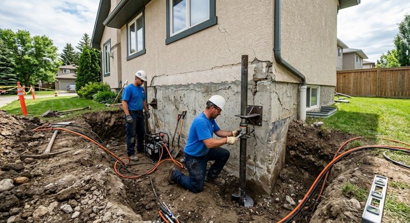 Helical Pile Installation in Lapeer County, MI
