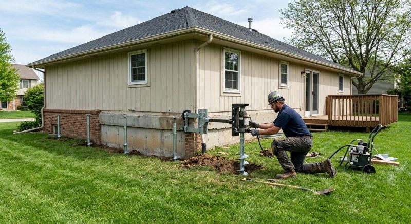 Settling Foundation Service in Attica, MI