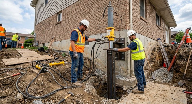 Settling Foundation Service in Clio, MI