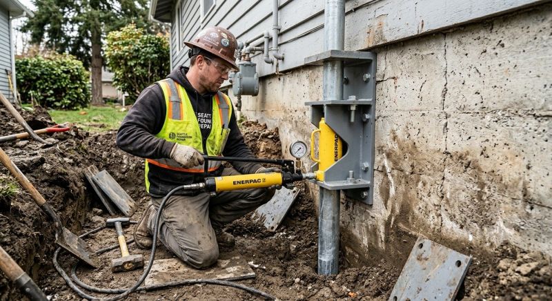Settling Foundation Service in Flint, MI