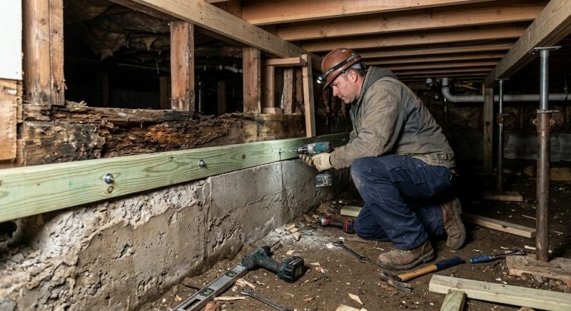 Sinking Foundation Repair in Lapeer, MI