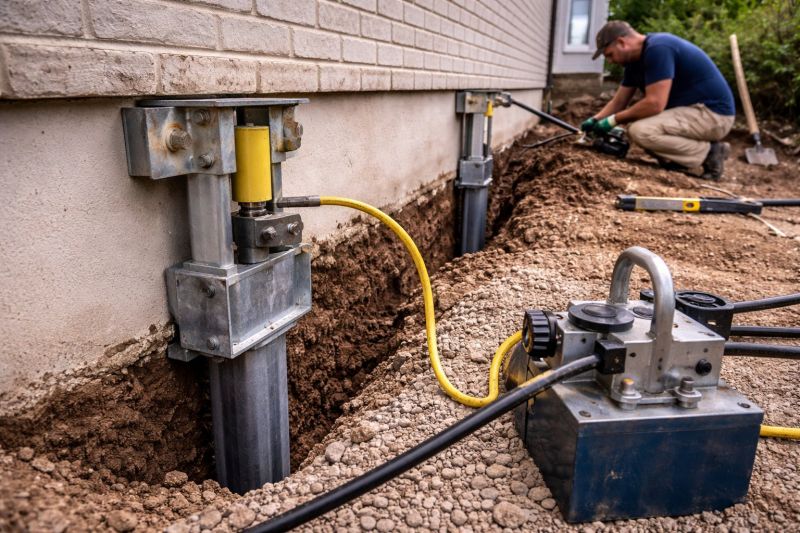 Sinking Foundation Repair in Vassar, MI