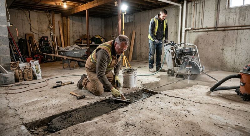 Slab Foundation Repair in Lapeer County, MI