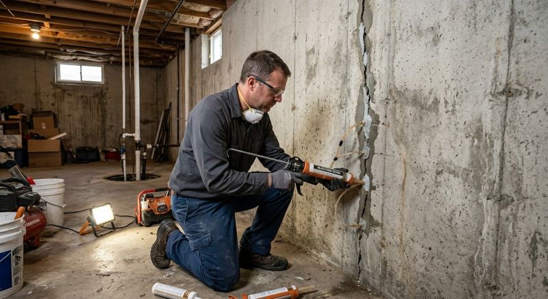 Structural Crack Repair in Lapeer County, MI