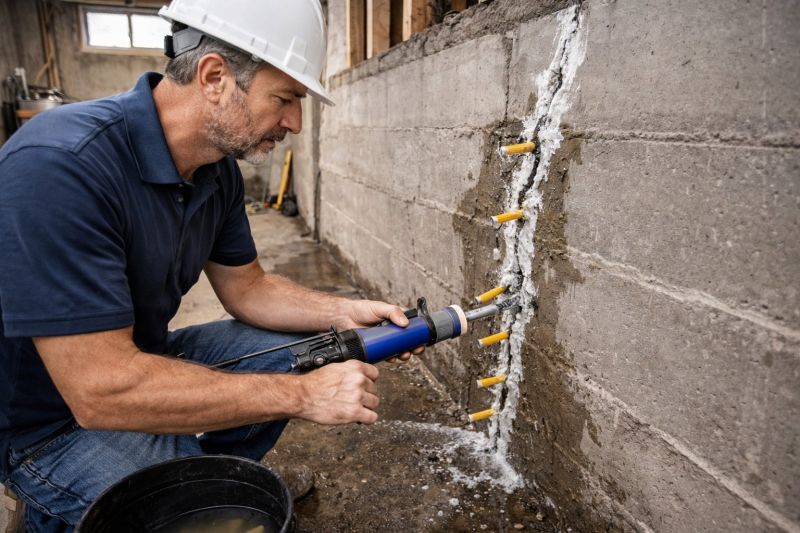 Structural Crack Repair in Lapeer County, MI