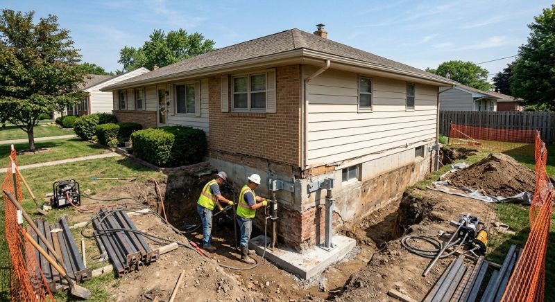Structural Foundation Repair in Clarkston, MI