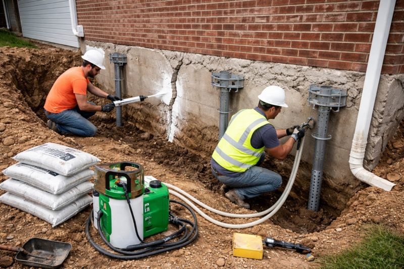 Structural Foundation Repair in Dryden, MI